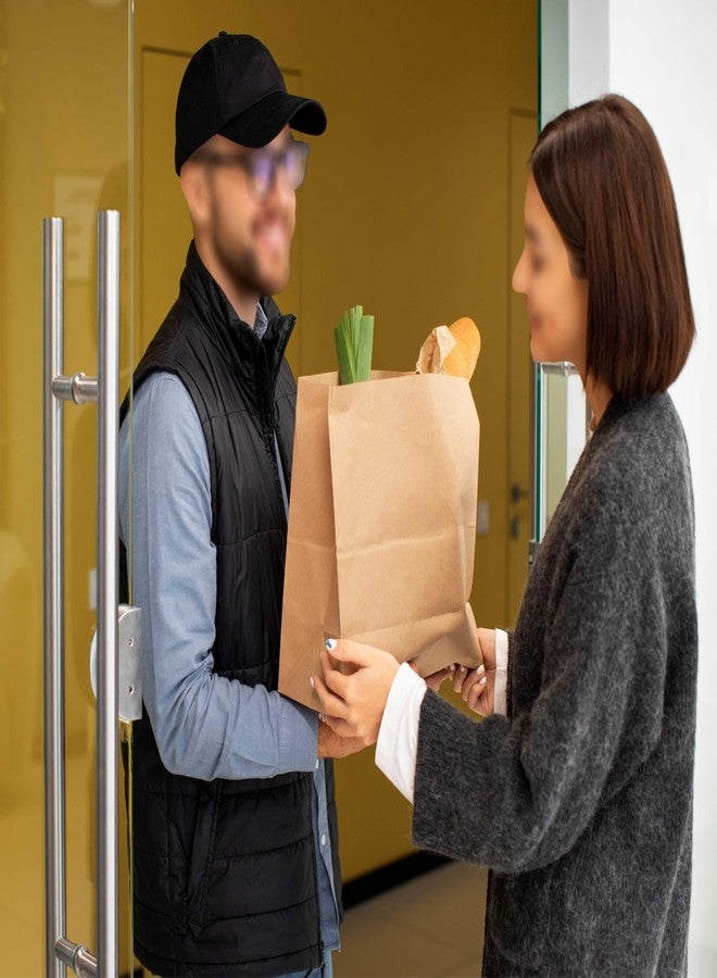 Omnipresent Pack Eco-friendly Brown Multi-purpose Paper Carry Bags, Pack of 50 Pcs For Grocery, Food Packing, Restaurant Take Away, Cloud Kitchen Delivery, Fruit & Vegetables, No Handles (12x9x5 inch) - Image 5